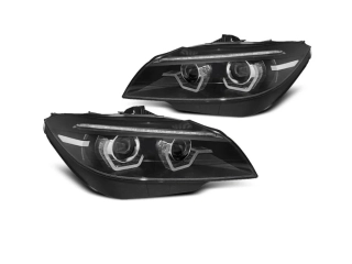Přední světla BMW Z4 E89 09-13 HID DRL černá LED SEQ AFS