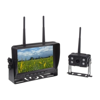 SET bezdrátový digitální kamerový systém s monitorem 7" AHD, 4CH, DVR, BSD