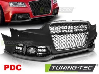 Přední nárazník AUDI A5 2011-2016 RS5 style chrom,černá PDC