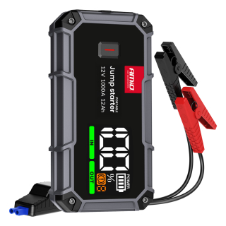Power Banka, startovací stanice | booster 12000 mAh | 1000A USB LED | AMIO