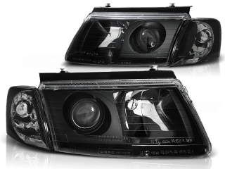 Přední světlomety, světla, lampy VW Passat B5, 3B, 1996-2000, černé black 
