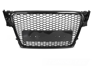 Přední maska Audi A4 B8 2008-2011 SPORT STYL černá lesklá s PDC 