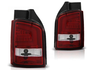 Zadní světla, lampy LED Volkswagen T5, 2010-, čiré, červené