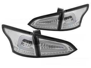 Zadní světla Ford Focus MK 3 SW 11-18 chrom LED SEQ