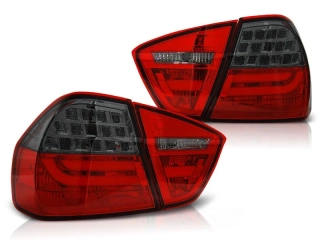 Zadní světla BMW E90 05-08 sedan - červené/kouřové LED BAR