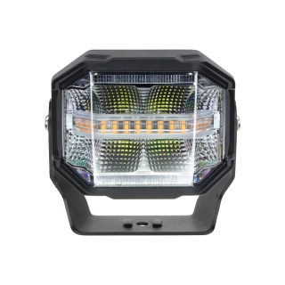 LED světlo obdélníkové bílé/oranžové/poziční, 80W, 150x115mm, ECE R65