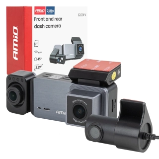 Triple kamera do auta se zadní a interiérovou kamerou 4K + 1K + 2K WLAN WIFI UHD 512 GB AMIO