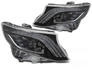Přední FULL LED světla SEQ DRL Mercedes V-Class / Vito W447 2014-2023