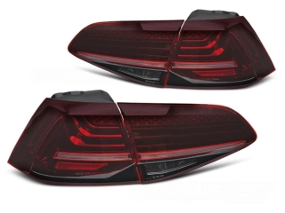 Zadní světla VW GOLF 7 13-19 červená LED SEQ