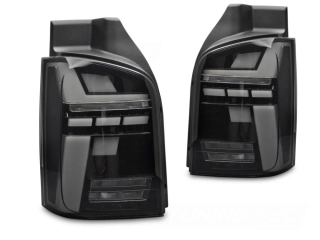 Zadní světla VW T5 04/03-09 / 10-15 zad.výklopné dveře, kouřová LED SEQ
