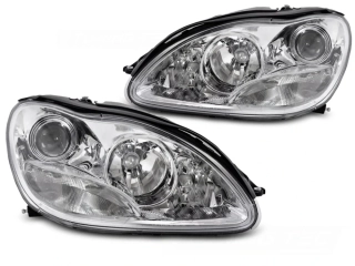 Přední světla MERCEDES BENZ W220 S-classe 1998-2002 chrom