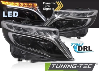 Přední světla Full LED, denní svícení, pro Mercedes-Benz V-CLASS / VITO W447 2014-2023