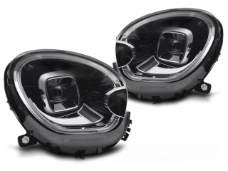 Přední světla MINI COOPER R60 R61 2010-2016 LED DRL černé