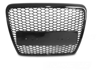 Přední maska AUDI A6 C6 2004-2011 leská černá
