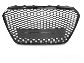 Přední maska AUDI A6 C7 2011-2014 leská černá PDC