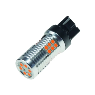 LED  žárovky T20 (7440) oranžová, 12-24V, 30LED/3030SMD