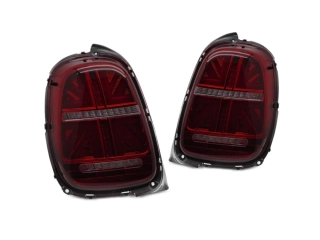 Zadní světla Mini Cooper F55 F56 F57 14-17 pouze na 6-PIN, červená/kouřová LED SEQ