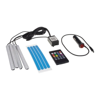 LED ambientní osvětlení RGB 12V (4 pásky)