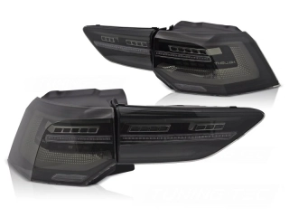 Zadní FULL LED světla pro VW Golf VIII Hatchback (2019–2024) s dynamickým blinkrem – Kouřová