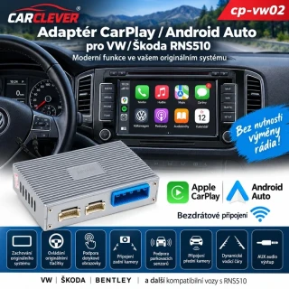 Adaptér CarPlay/Android Auto VW/Škoda RNS510