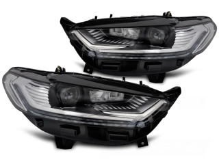 Přední LED světlomety pro Ford Mondeo MK5 (2014–2018) s sekvenčním blinkrem a DRL – Pár