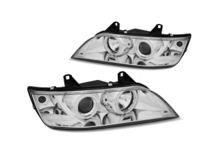 Přední světla BMW Z3 1996-2002 ANGEL EYES CCFL chrom 