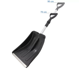 Teleskopická lopata do auta na sníh 70-90 cm COMPASS BLACK