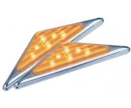 Boční obrysové světlo LED, oranžový trojúhelník