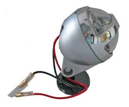 Kulatá poziční světla bílá 6 LED, 12V