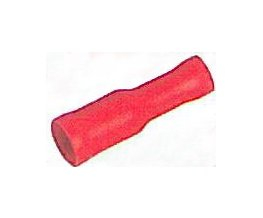 Objímka kruhová 4,0 mm červená, 100 ks