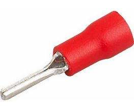 Kabelový kolík 1,9 mm červený, 100 ks