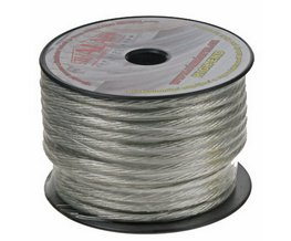 Kabel 10 mm, stříbrně transparentní, 25 m bal