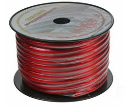 Kabel 20 mm, červeně transparentní, 25 m bal