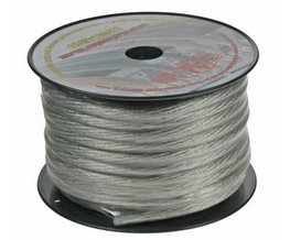 Kabel 20 mm, stříbrně transparentní, 25 m bal