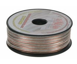 Kabel 2x1 mm, transparentní, 25 m bal