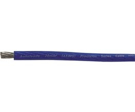 Napájecí kabel Blue 8mm2, transparentní modrý, role 100m