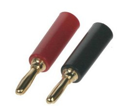 Singl banana konektor pro kabel do 10mm (pár)