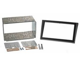 2DIN redukce pro Opel Agila -04/Corsa 00-06/Movano -03, Renault Trafic antracit