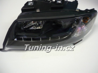Audi A6 97-01 Přední světla Devil eyes s LED svícením černá