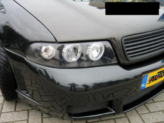Přední světla Audi A4 8E 2001- Provedení černá