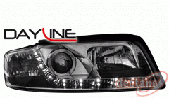 Audi A4 8E 01-04 Přední světla Devil eyes s LED svícením