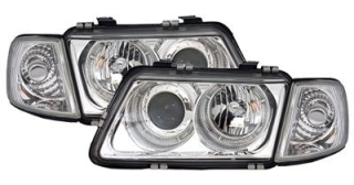 Přední světla AUDI A3 95-01 Provedení Chromové