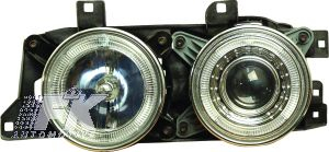 Přední světla BMW E34 Provedení Chromové