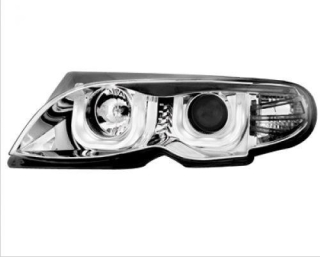 BMW E46 01-03 Lim. Přední světla U Design - Chromové