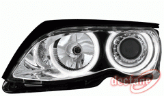 BMW E46 Lim 01-03 4dv Přední světla provedení chrom