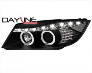 BMW E90 - Přední světla Dayline - Černé II.