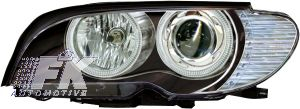 Přední světla BMW E46 03-05 COUPE. Provedení Černé