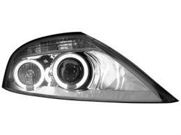 CITROEN C3 02- Přední světla Angel Eyes - Chromové