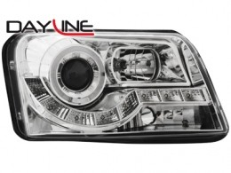 Fiat Panda - Přední čirá světla s LED svícením chromové