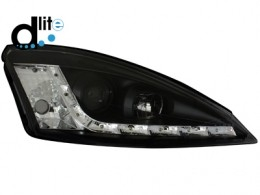 Ford Focus 1998-2001 - Přední čirá světla s denním svícením R87